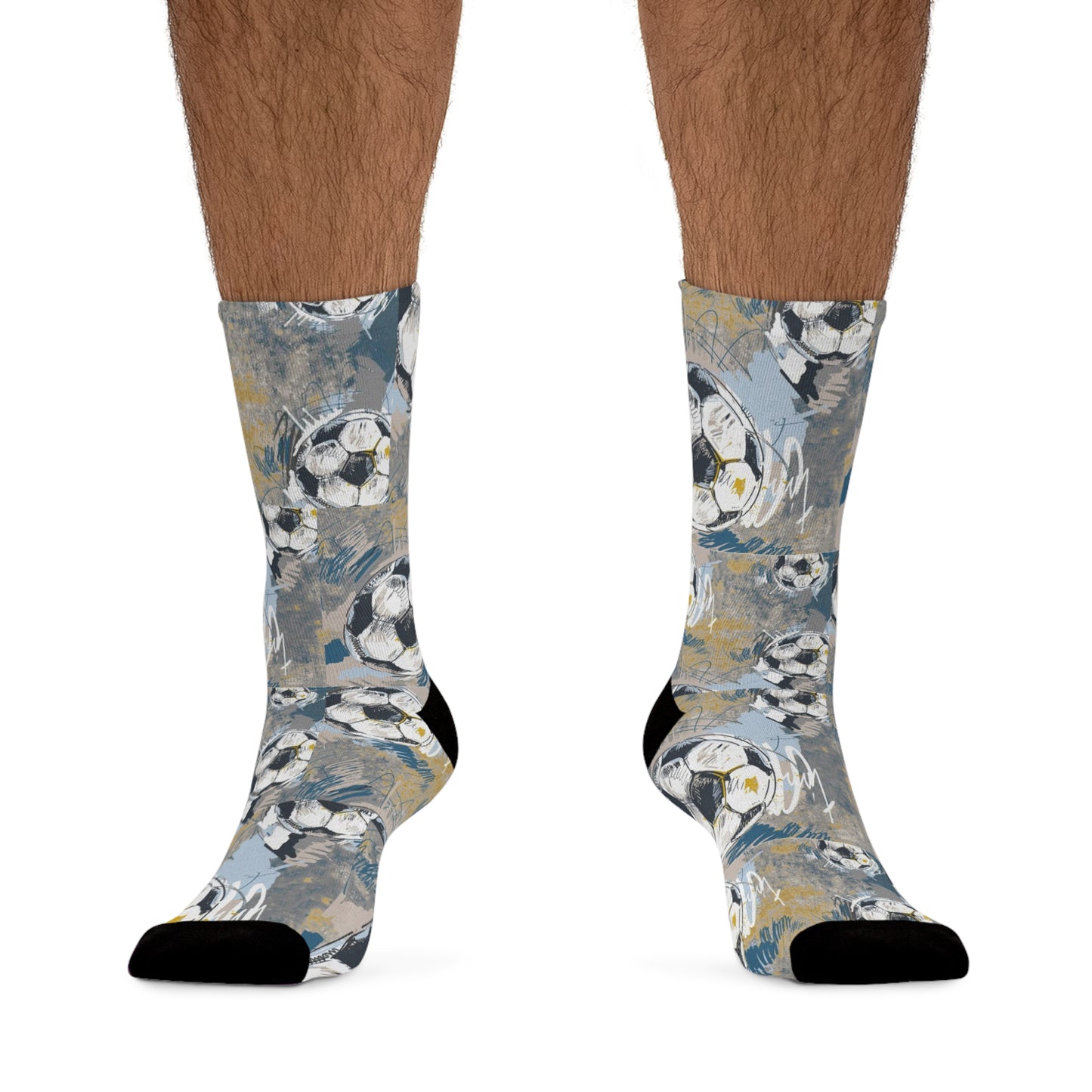 Soccer Watercolor Socks