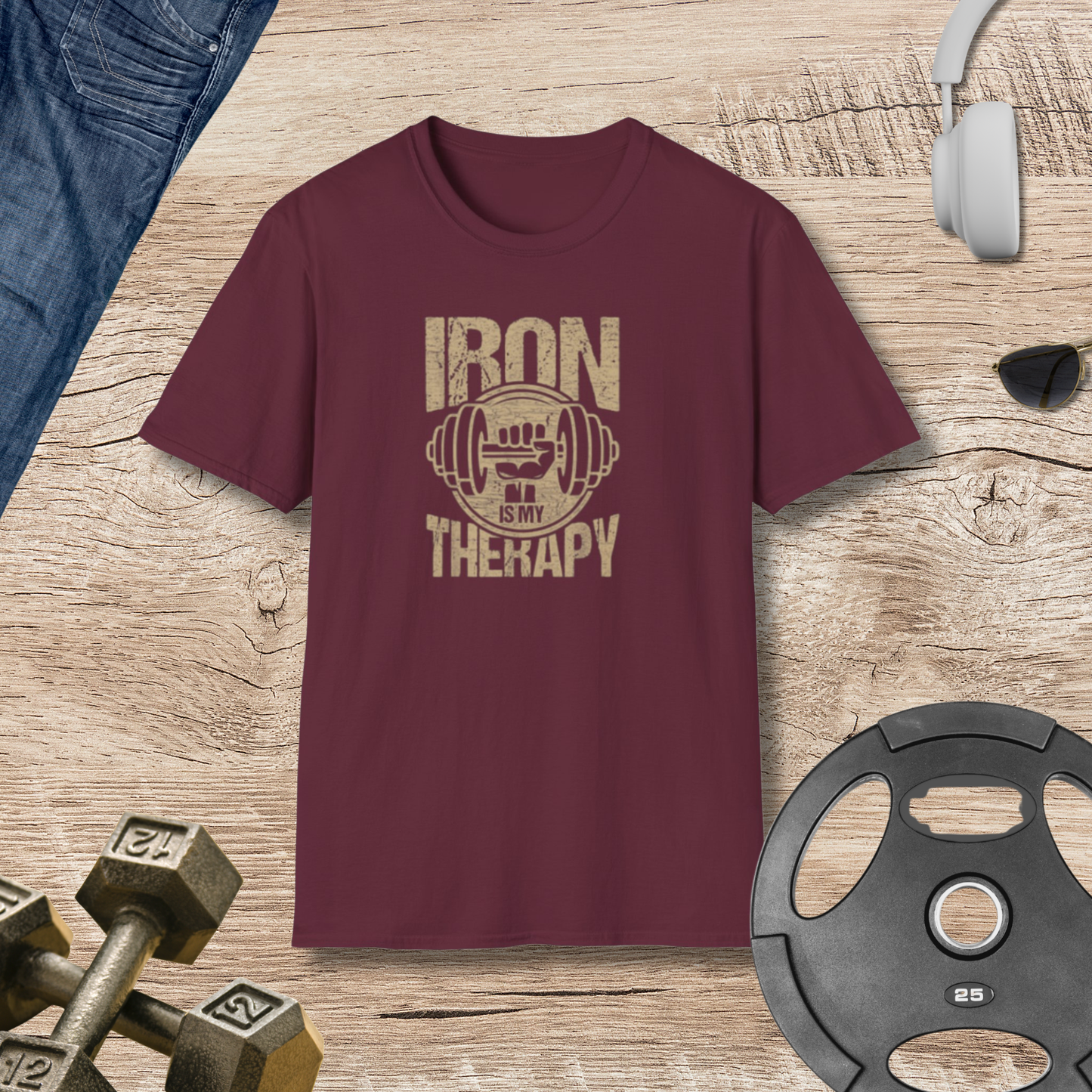 "Iron is My Therapy" T-Shirt