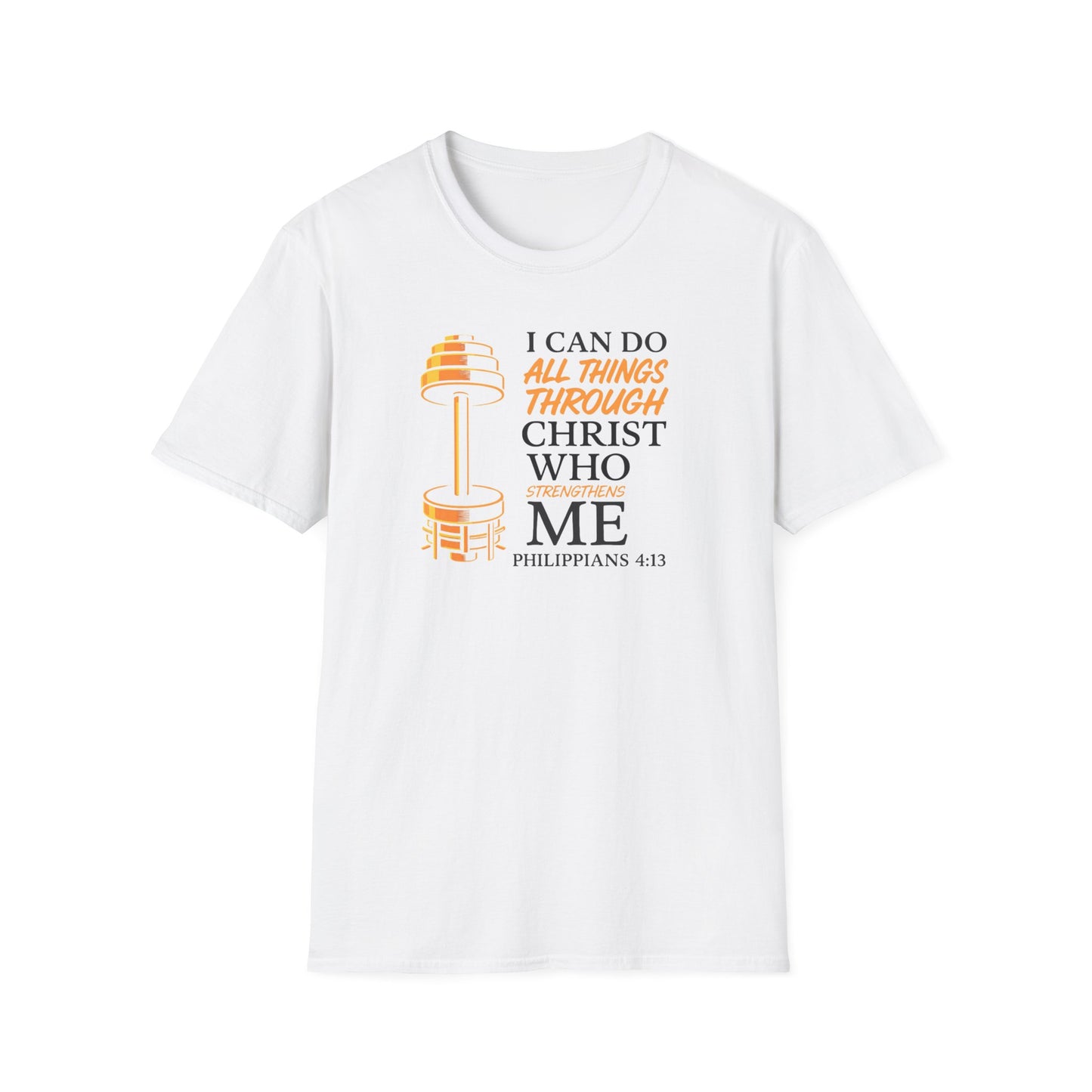 'I Can Do All Things Through Christ Who Strengthens Me' WeightLift T-Shirt