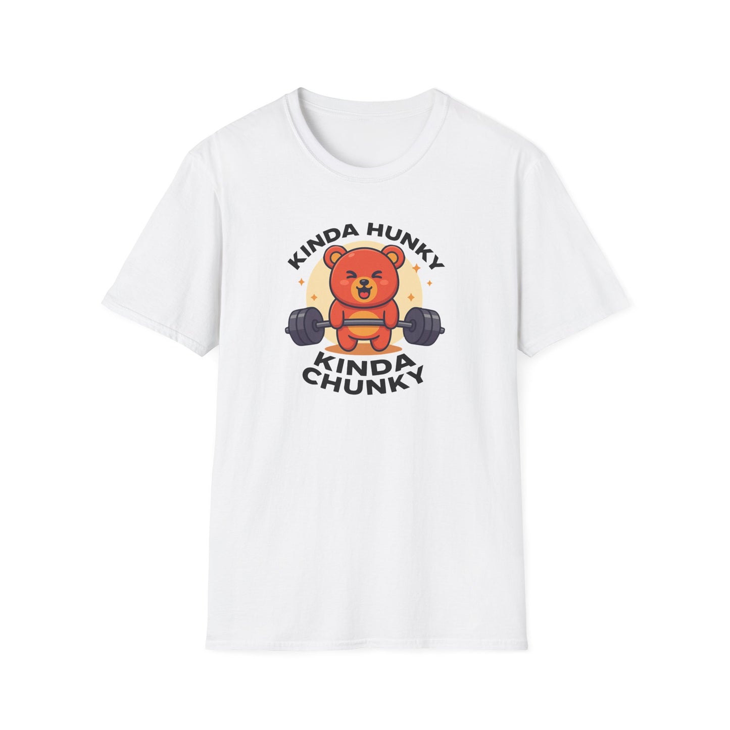 Kinda Hunky Kinda Chunky Cute Bear WeighLift T-Shirt