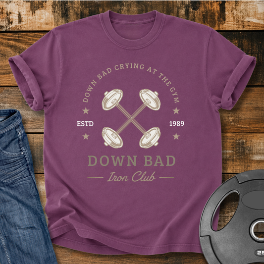 Down Bad Iron Club Vintage Wash T-Shirt