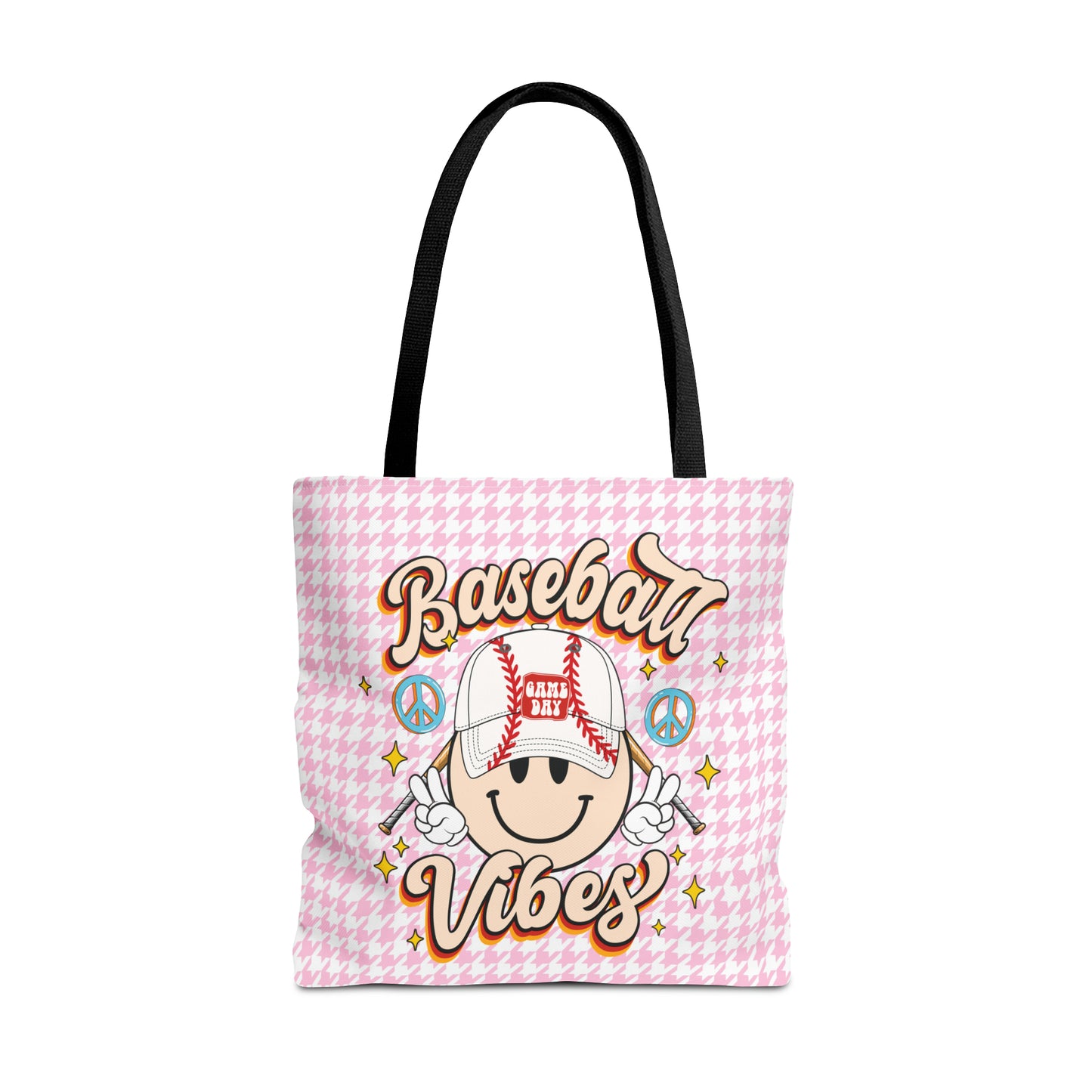 Cute Baseball Vibes Tote Bag