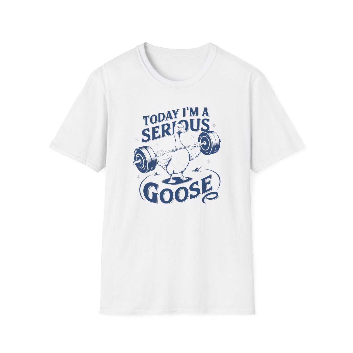 Funny Gym 'Serious Goose' Weight Lift T-Shirt