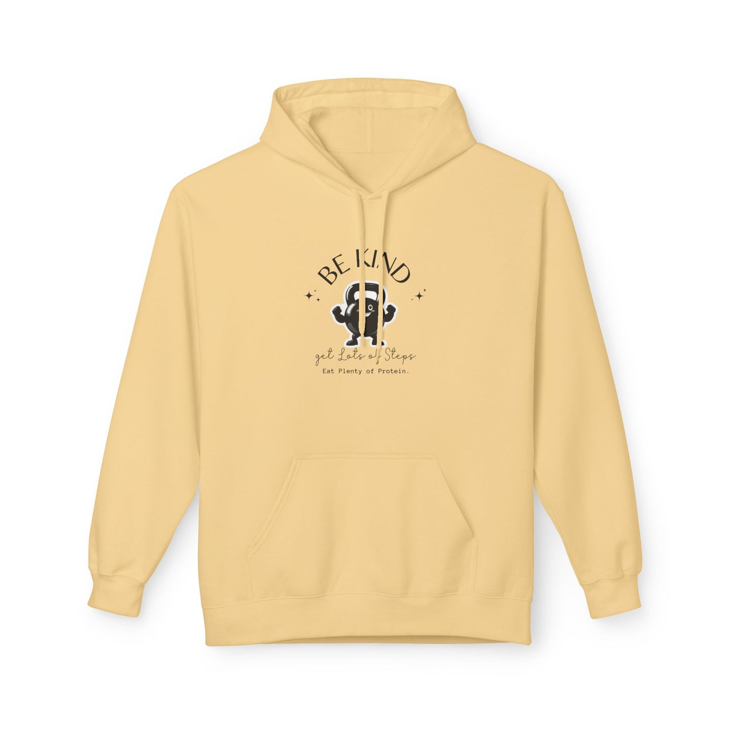 Be Kind Funny Kettlebell Hoodie