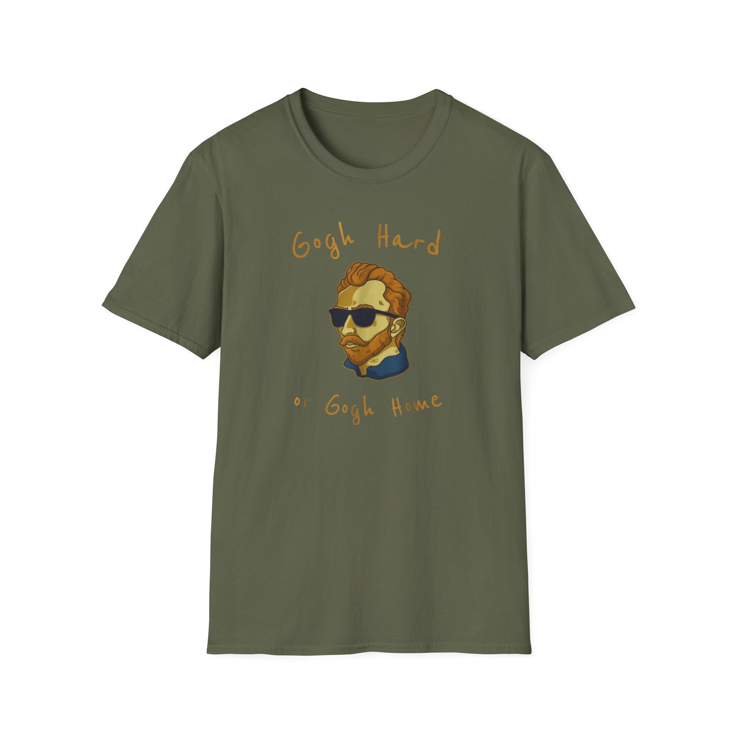 Go Hard Or Go Home Art Teacher Vangosh T-Shirt