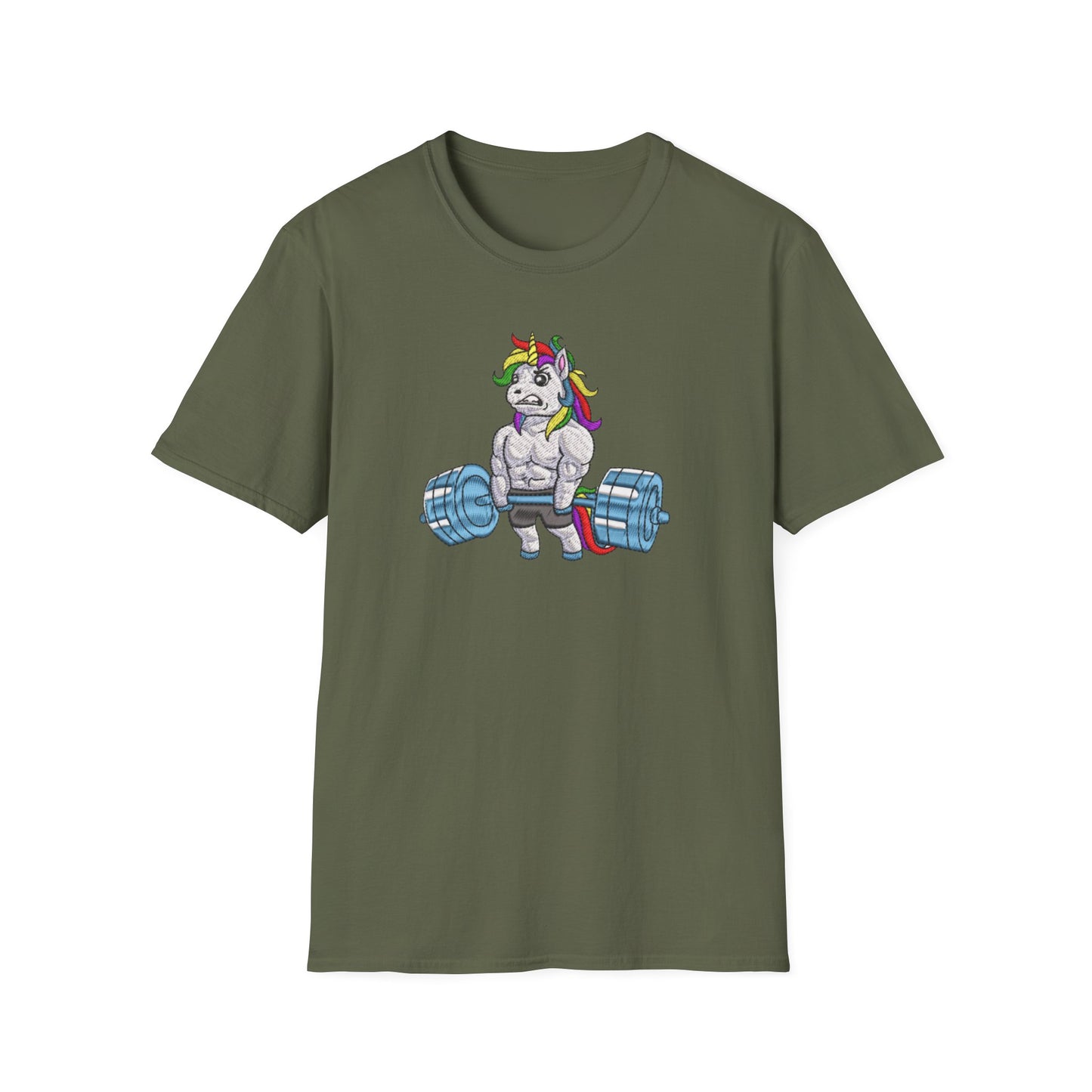 Rainbow Unicorn Deadlift T-Shirt