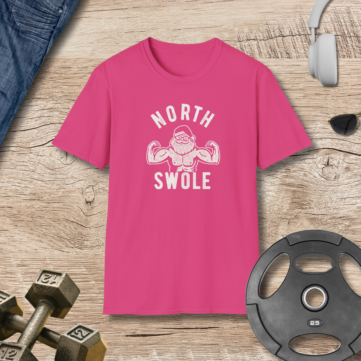 Santa 'North Swole' T-Shirt