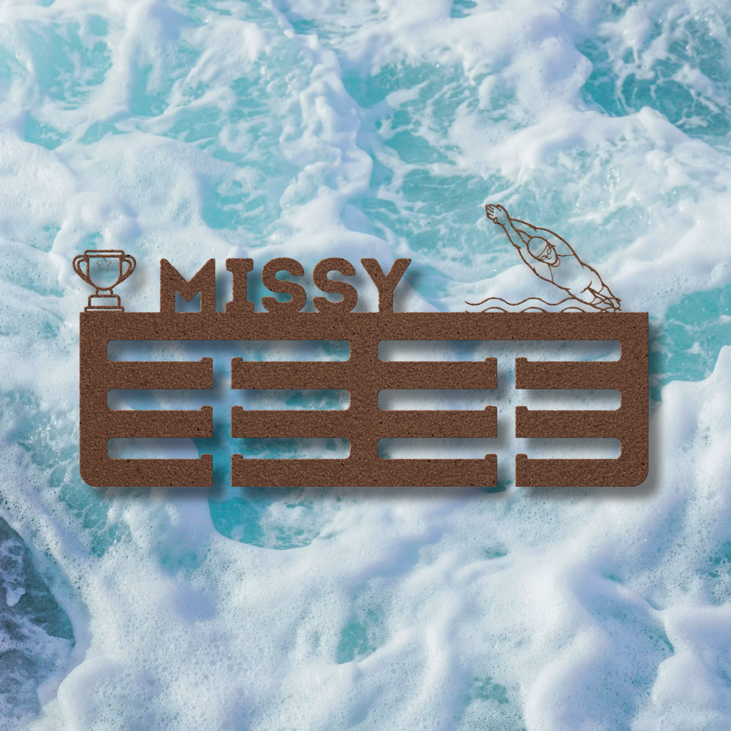 She's Award Swimming | Personlised Swimming Award Metal Signs