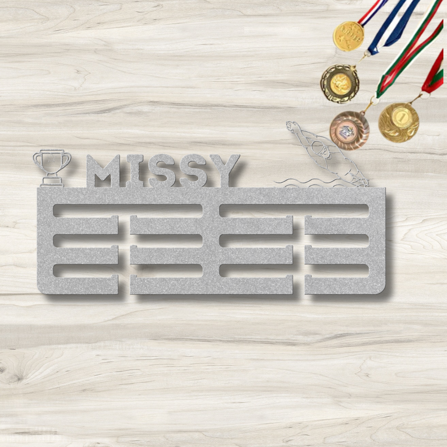 She's Award Swimming | Personlised Swimming Award Metal Signs