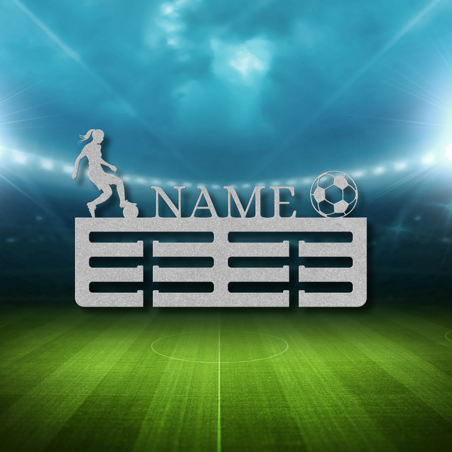She's Award Soccer | Personalized Soccer Award Metal Signs