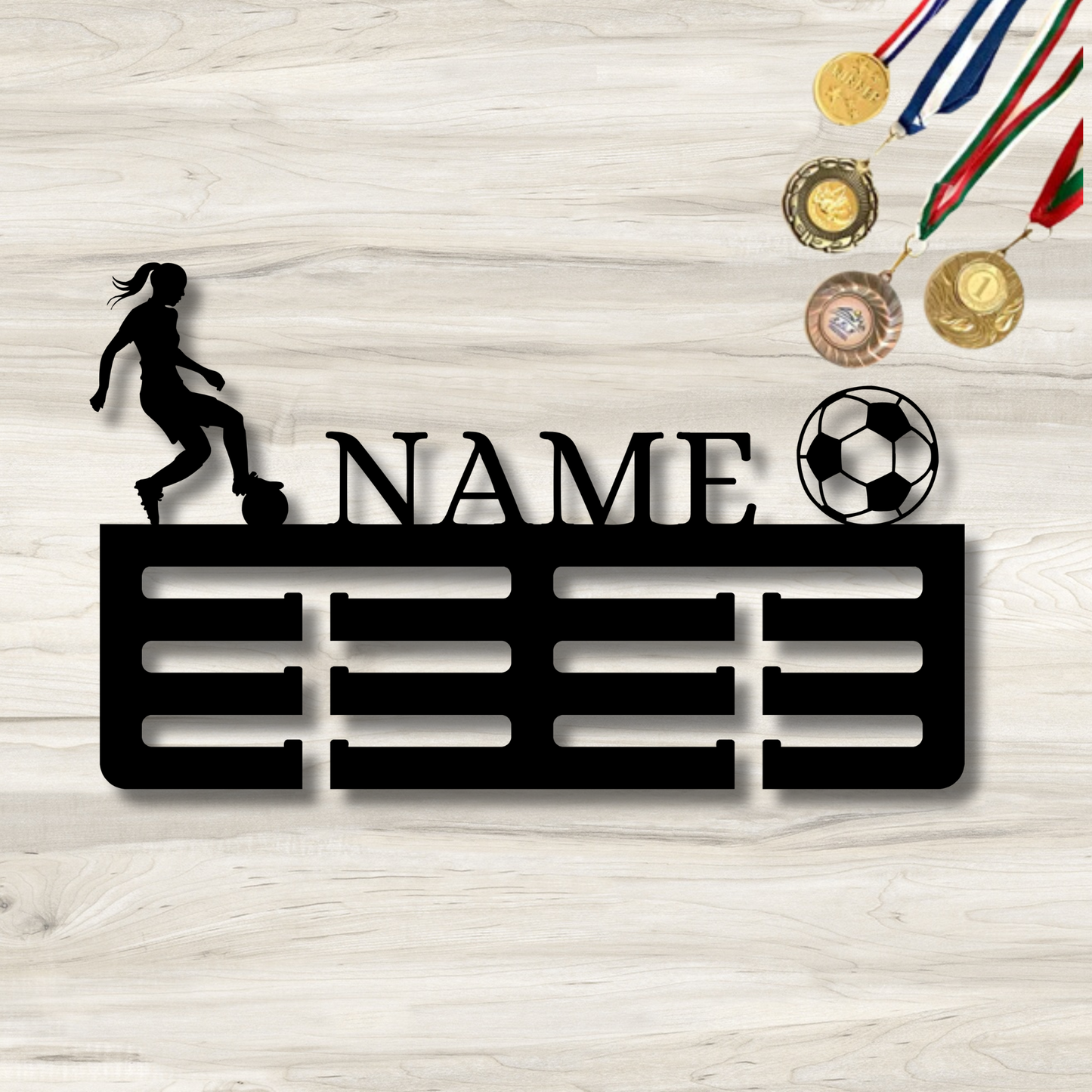 She's Award Soccer | Personalized Soccer Award Metal Signs