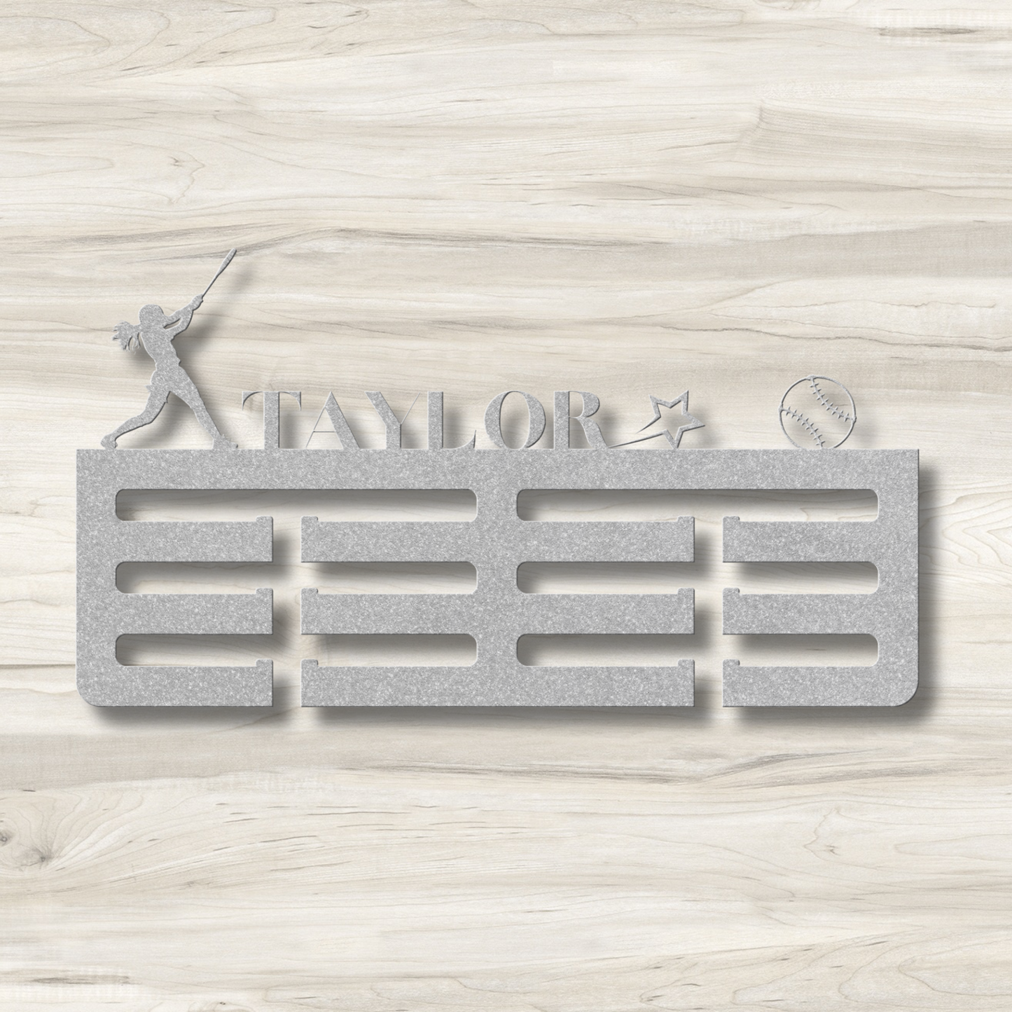 She's Award Baseball | Personlised Baseball Award Holder Metal Signs