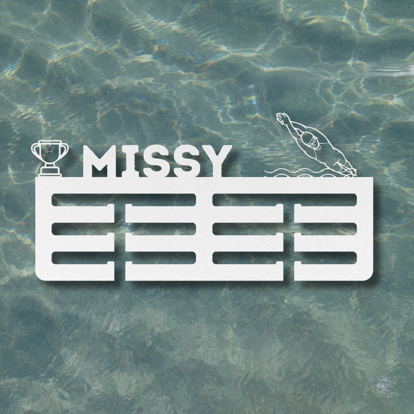 She's Award Swimming | Personlised Swimming Award Metal Signs