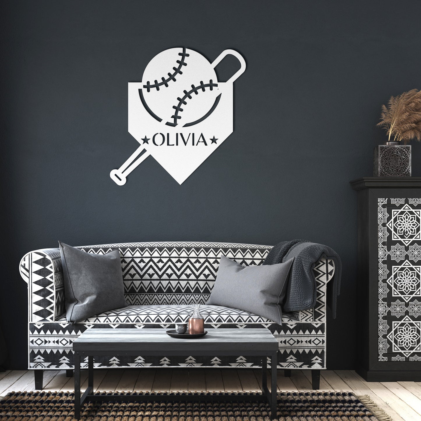 Passion | Personlised Baseball Metal Sign