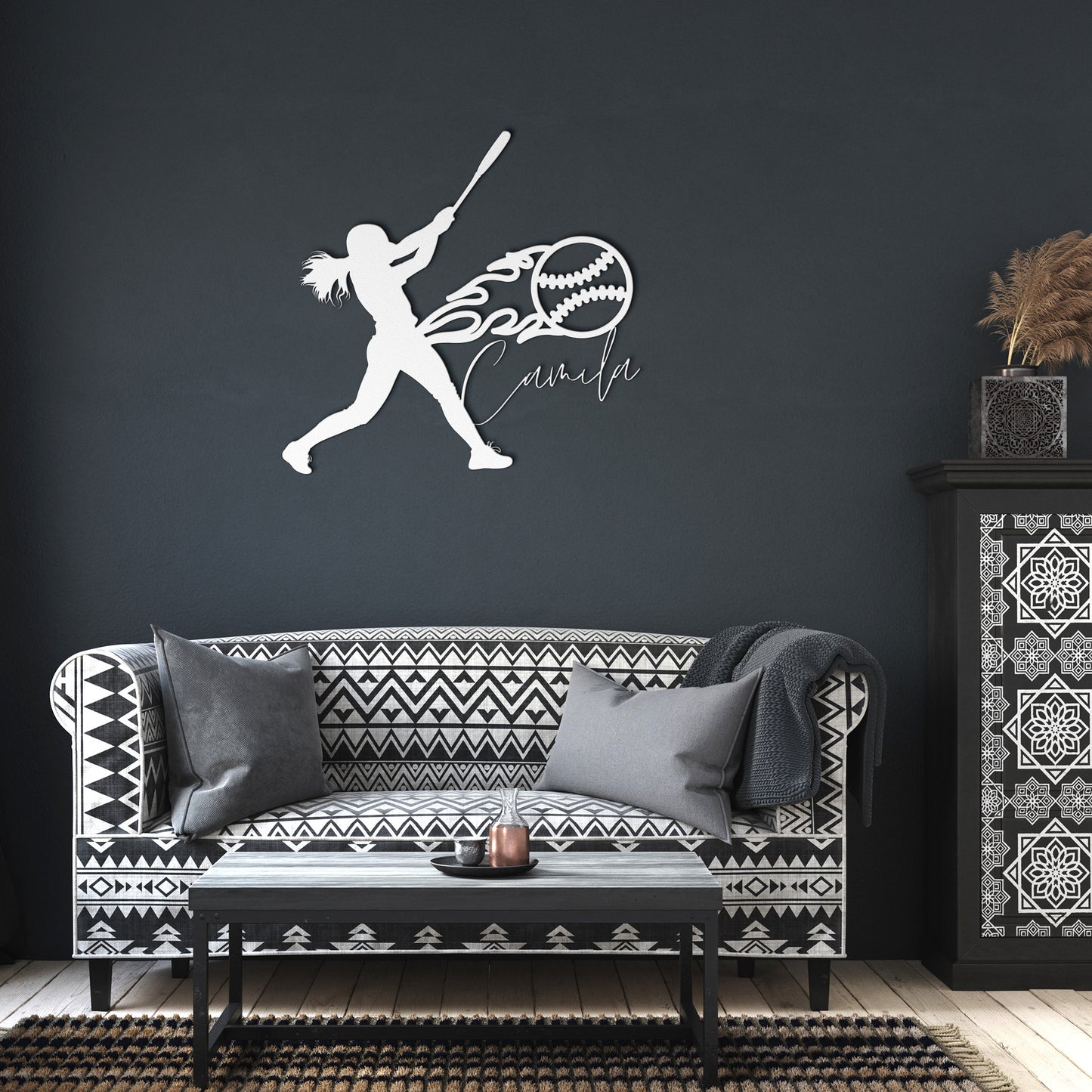 Victory | Personalized Baseball Metal Sign