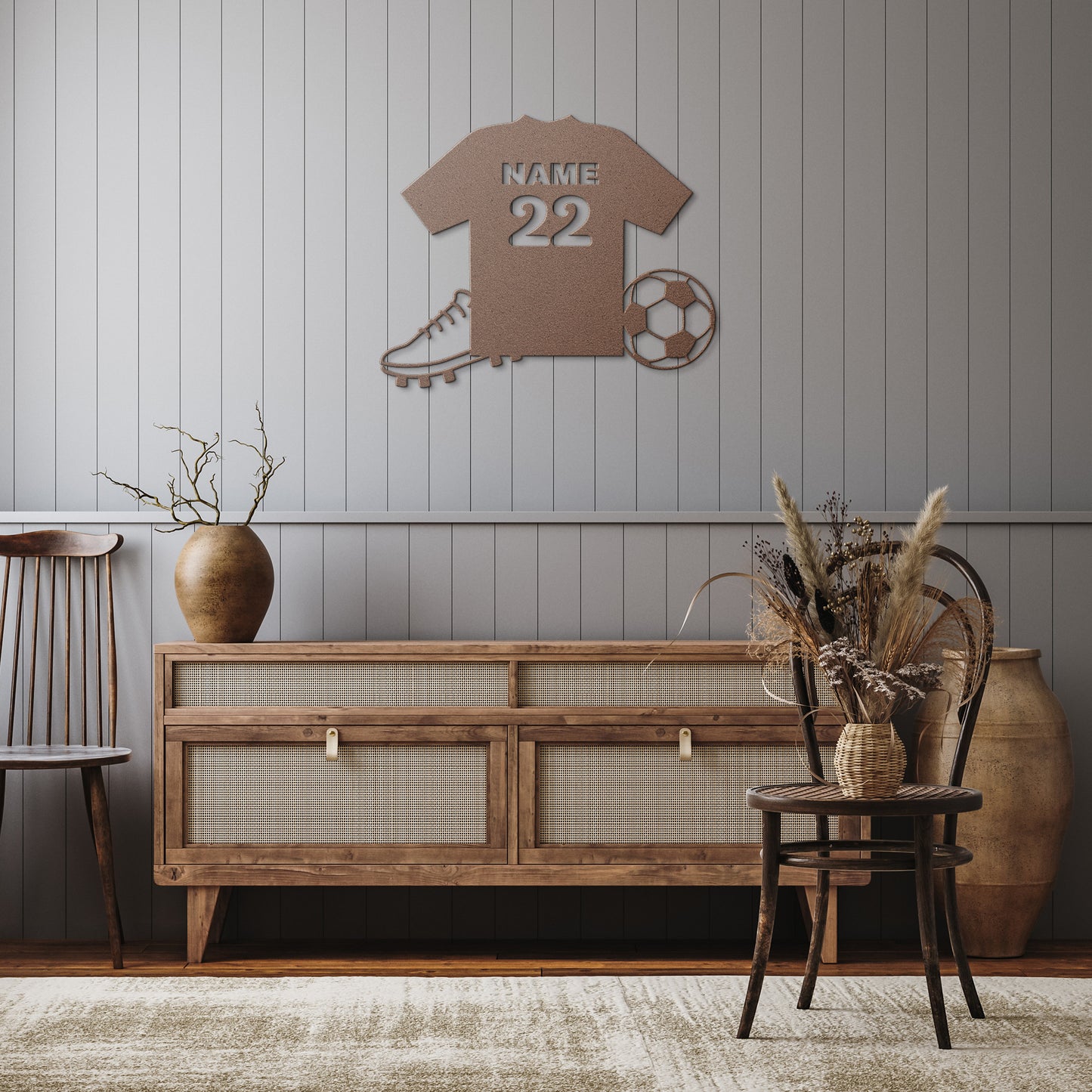 What's your number | Personlised Soccer Metal Signs- Name & number on your Jersey