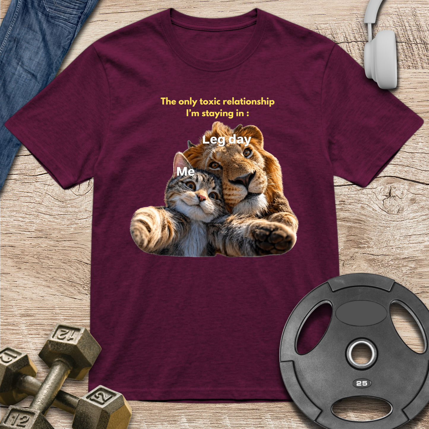 Leg Day vs Me Meme T-Shirt