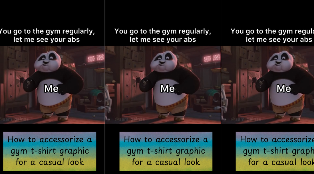 How to accessorize a gym t-shirt graphic for a casual look