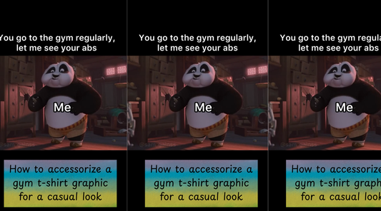 How to accessorize a gym t-shirt graphic for a casual look