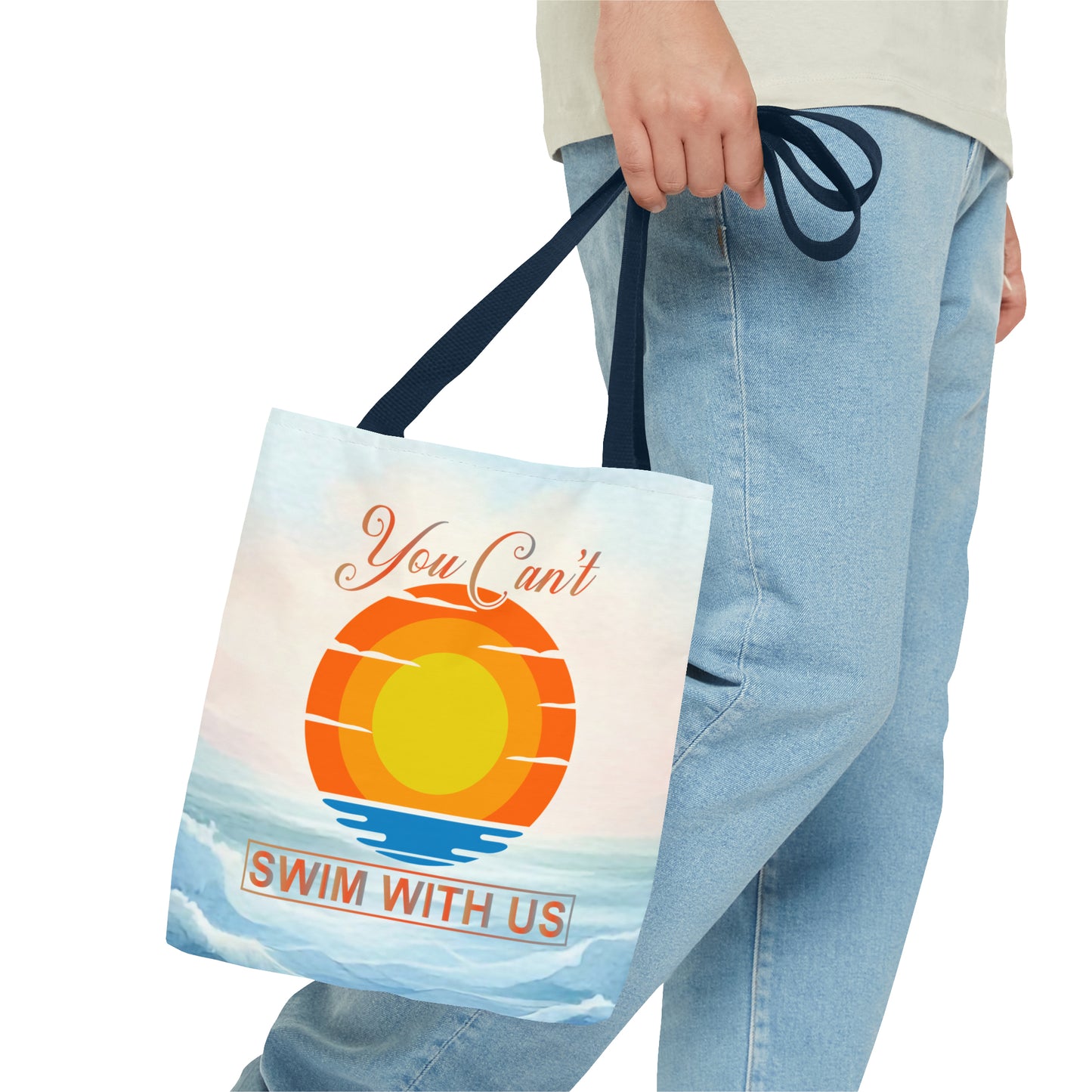 Witty Swimming Tote Bag