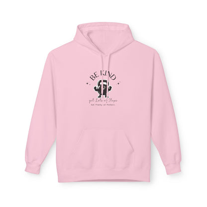 Be Kind Funny Kettlebell Hoodie