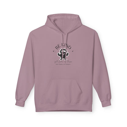 Be Kind Funny Kettlebell Hoodie