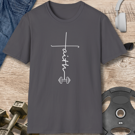 Faith & Dumbbell T-Shirt