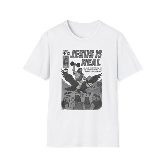 Jesus Is Real Dumbbell T-Shirt