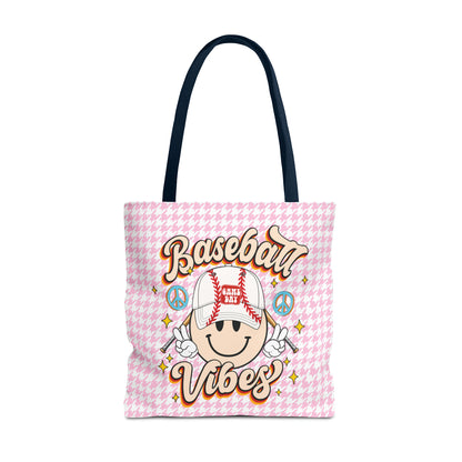Cute Baseball Vibes Tote Bag