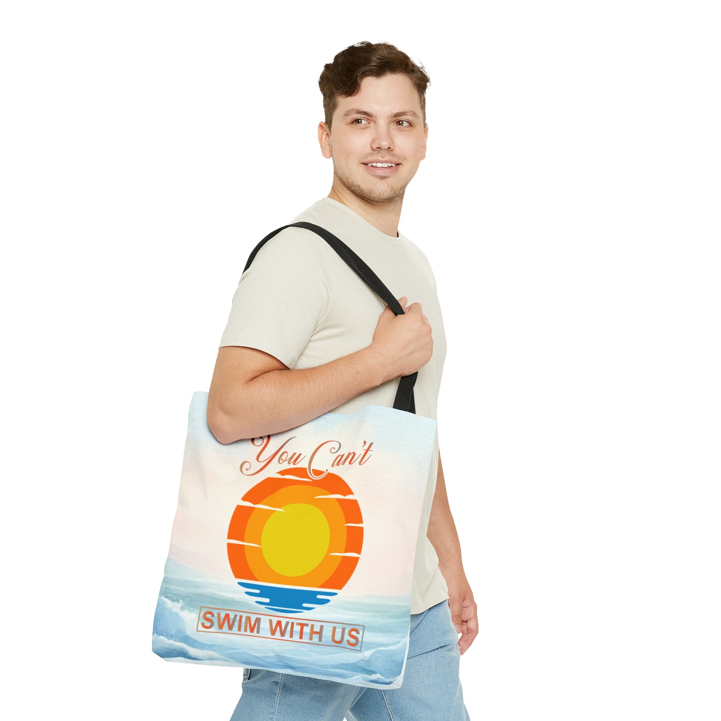 Witty Swimming Tote Bag