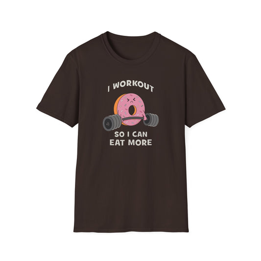 Donut, I Workout So I Can Eat More Funny Gym T-Shirt