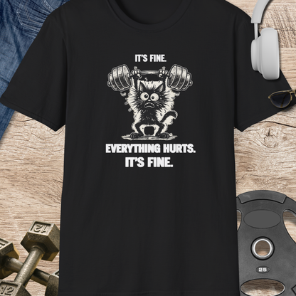 It's Fine Cat T‑Shirt