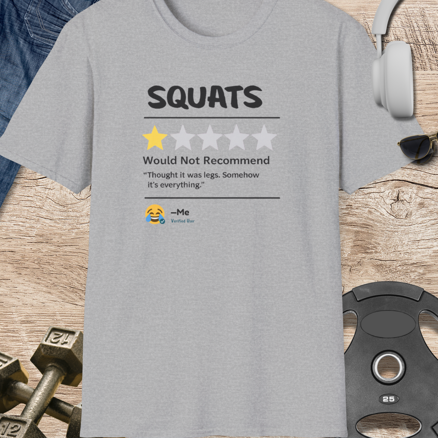 Squats Review T-Shirt