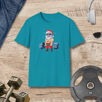 Santa Lift Weights T-Shirt