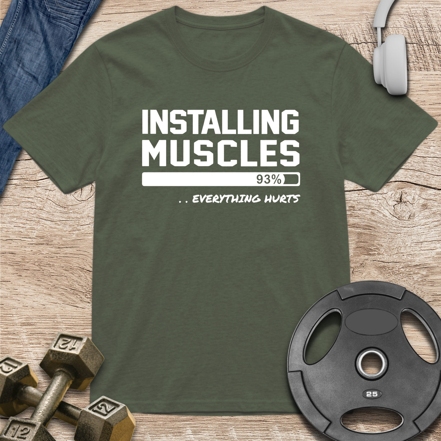 Installing Muscles T‑Shirt