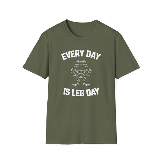 'Every Day is Leg Day' Frog T-Shirt