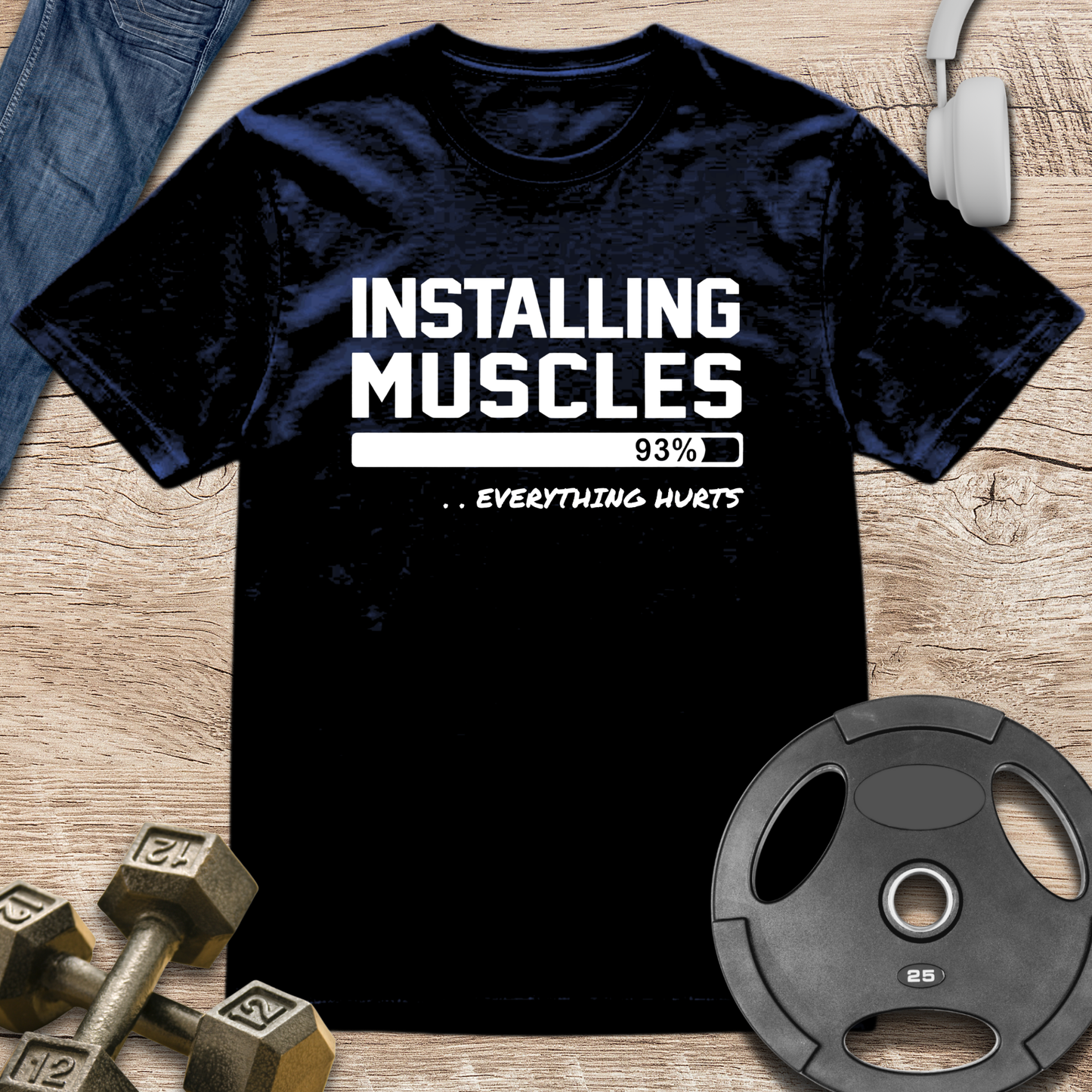 Installing Muscles T‑Shirt