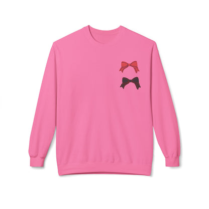Personlised Name and Number Baseball Ribbon Sweatshirt