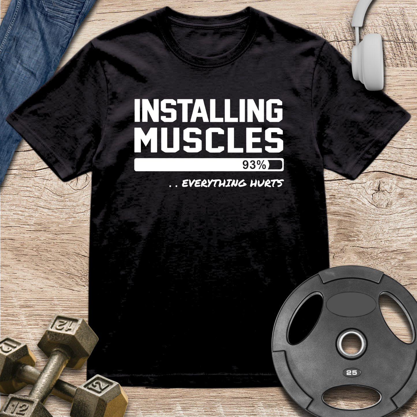 Installing Muscles T‑Shirt