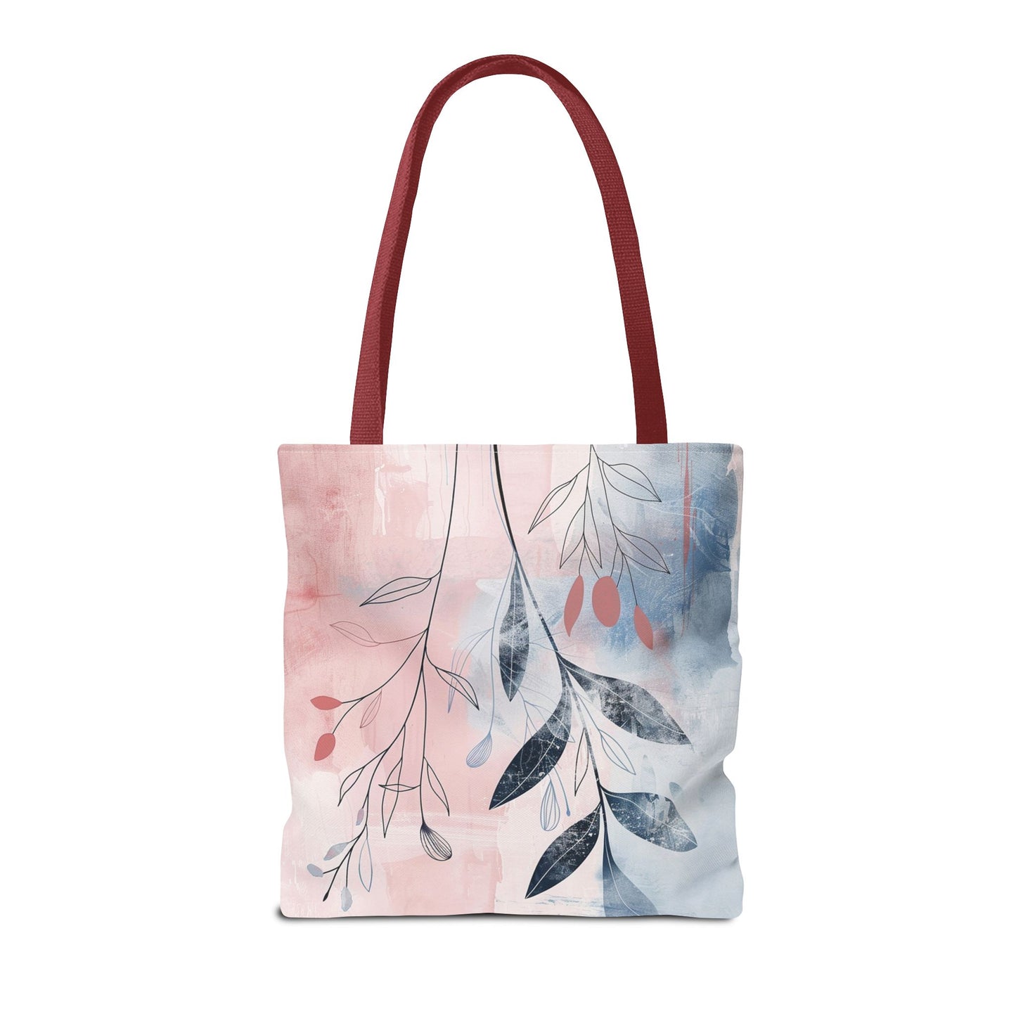 Personlized Name Number Football Pink Florist ToteBag