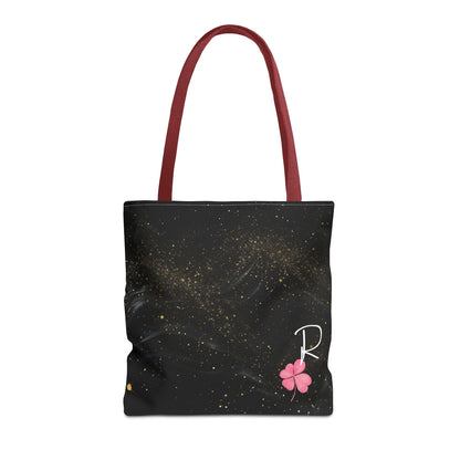Custom Initial Clover Tote Bag