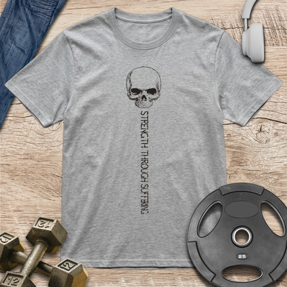Skull Strength Through T-Shirt