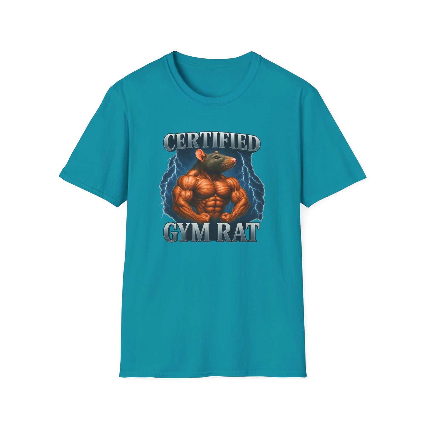 Certified Gym Rat Funny Memes T-Shirt