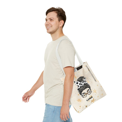 Personalized Funny Best Soccer Mom Tote Bag