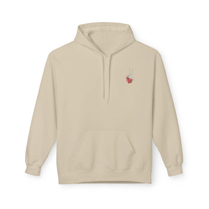 Flowered Skull Fitness Hoodie