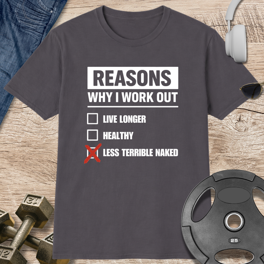 Less Terrible Naked T-Shirt