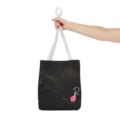 Custom Initial Clover Tote Bag