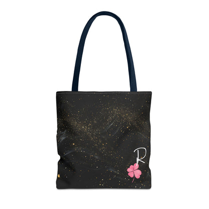Custom Initial Clover Tote Bag