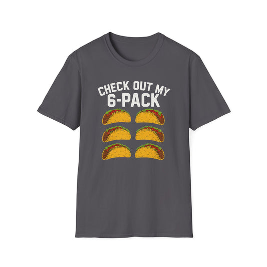 Funny Taco 6-Pack Unisex Softstyle T-Shirt