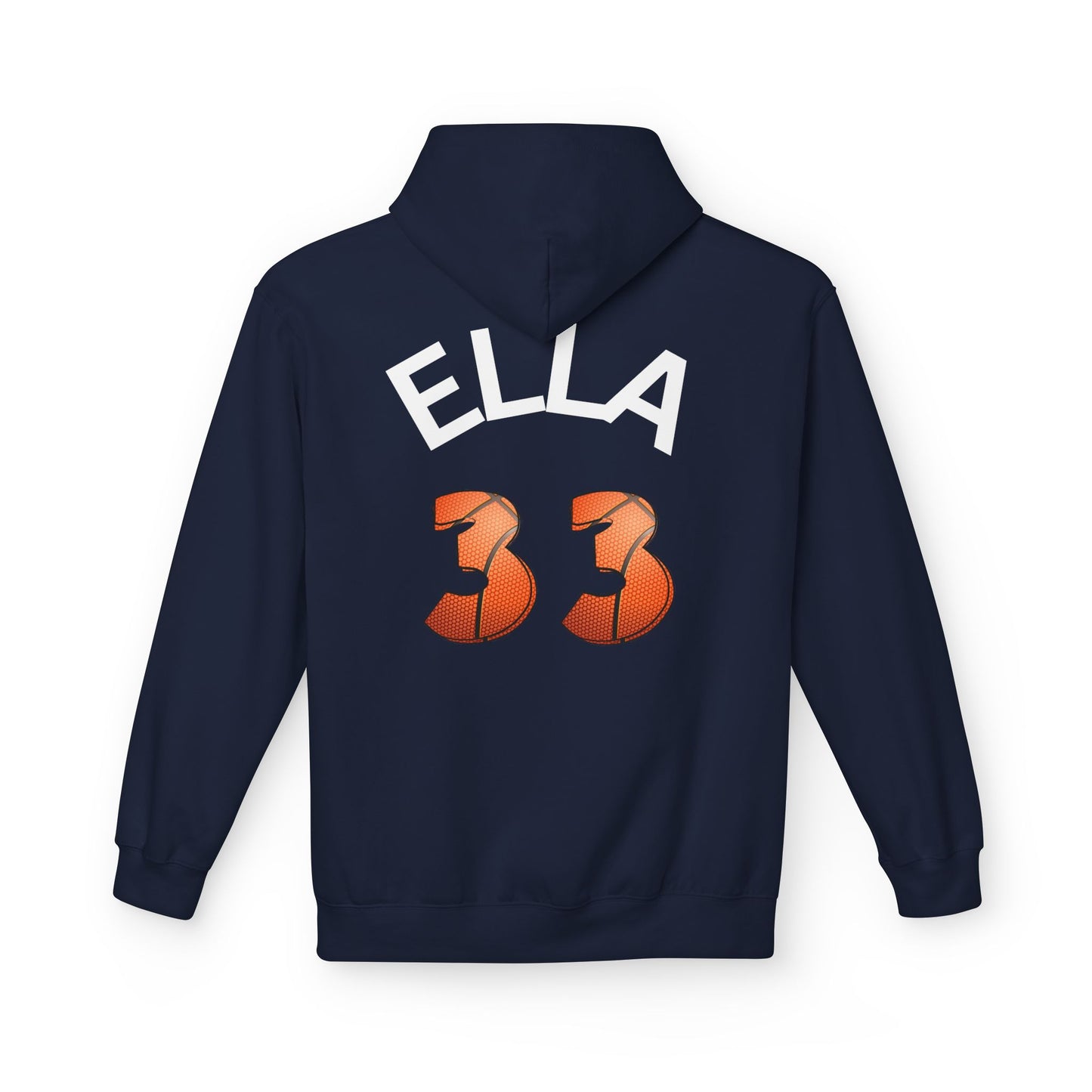 Personlised Name & Number Basketball mama Ribbon Hoodie